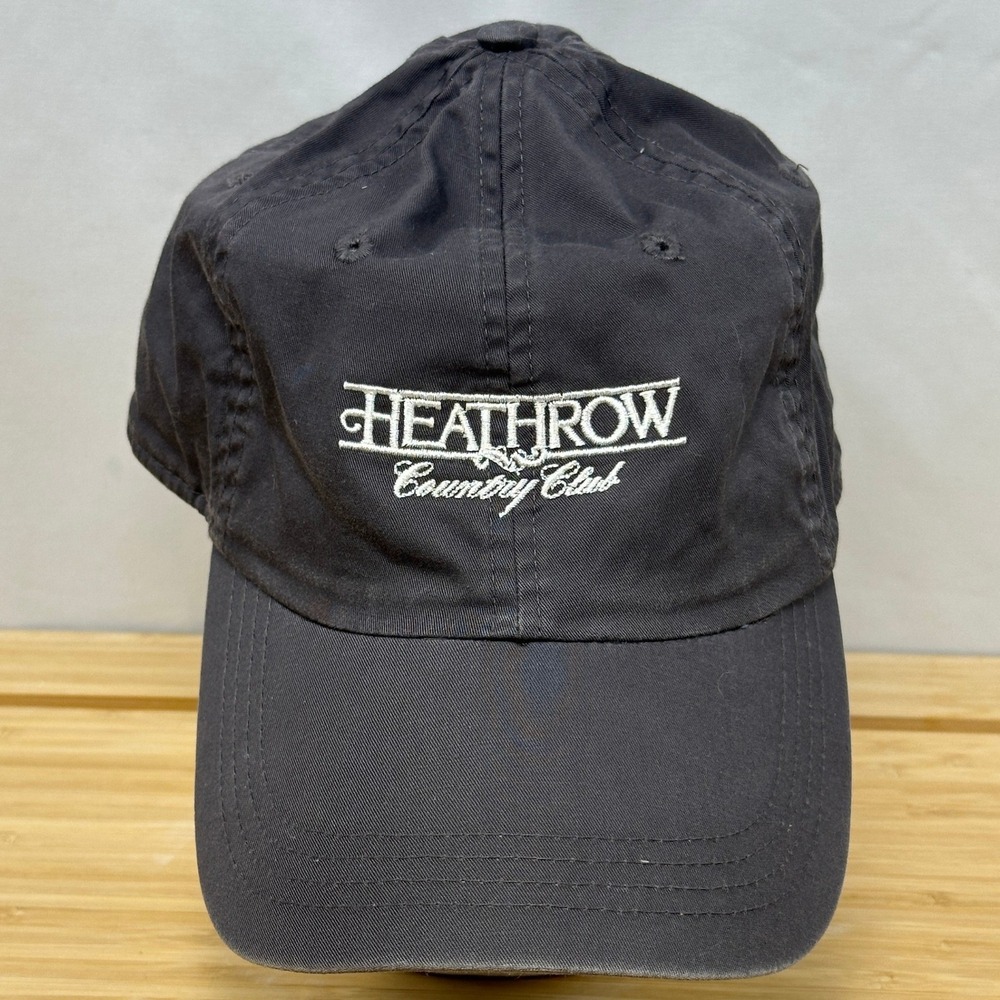 Ahead Heathrow Country Club Hat Gray Lightweight Extreme Fit Adjustable OSFM